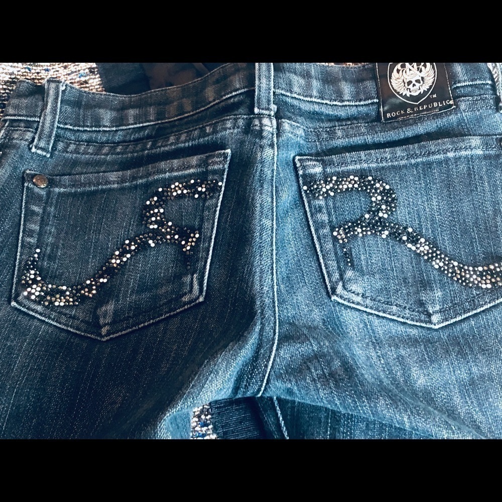 Rock Republic Jeans with Crystal Size 24